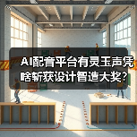 AI配音平台有灵玉声凭啥斩获设计智造大奖?(图4) AI配音平台有灵玉声凭啥斩获设计智造大奖?(图4)