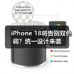 iPhone 18将告别双色调?统一设计来袭(图4) iPhone 18将告别双色调?统一设计来袭(图4)