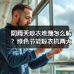 阴雨天晾衣难题怎么解?绿色节能晾衣机两大干衣模式(图2) 阴雨天晾衣难题怎么解?绿色节能晾衣机两大干衣模式(图2)