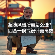 超薄风暖浴霸怎么选？四合一换气设计更高效(图4)