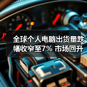 全球个人电脑出货量跌幅收窄至7% 市场回升信号明显(图1) 全球个人电脑出货量跌幅收窄至7% 市场回升信号明显(图1)