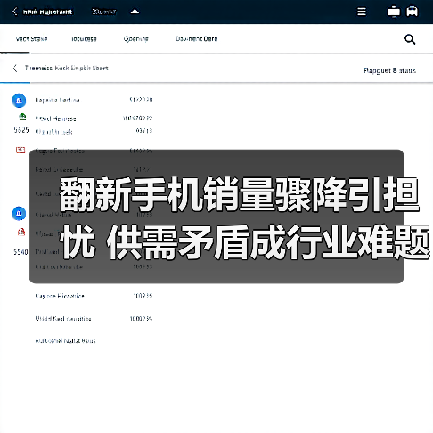 翻新手机销量骤降引担忧 供需矛盾成行业难题(图4) 翻新手机销量骤降引担忧 供需矛盾成行业难题(图4)