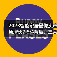 2023智能家居摄像头市场增长7.5%背后,三大趋势驱动需求爆发(图1) 2023智能家居摄像头市场增长7.5%背后,三大趋势驱动需求爆发(图1)