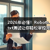2026年必懂！Robots.txt测试让你轻松掌控爬虫行为(图2)