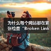 为什么每个网站都在紧张检查“Broken Link Checking 失效链接检查”？事实上，失效链接已经由潜在的隐形坑变成了站点用户体验和SEO的死穴！即使你(图1)