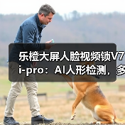 乐橙大屏人脸视频锁V7i-pro：AI人形检测，多重软硬件加密(图1)
