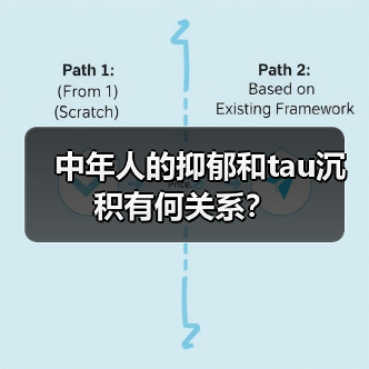 中年人的抑郁和tau沉积有何关系？(图2)