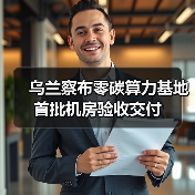 乌兰察布零碳算力基地首批机房验收交付(图1) 乌兰察布零碳算力基地首批机房验收交付(图1)