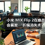 小米 MIX Flip 2在唯品会首发 “折痕消失术”引行业关注(图1)