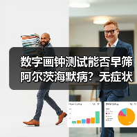 数字画钟测试能否早筛阿尔茨海默病?无症状个体或成关键(图1) 数字画钟测试能否早筛阿尔茨海默病?无症状个体或成关键(图1)