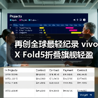 再创全球最轻纪录 vivo X Fold5折叠旗舰轻盈升级引领新体验(图2)