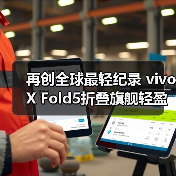 再创全球最轻纪录 vivo X Fold5折叠旗舰轻盈升级引领新体验(图4)
