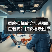 重度抑郁症会加速细胞衰老吗?研究揭示过早死亡新机制(图4) 重度抑郁症会加速细胞衰老吗?研究揭示过早死亡新机制(图4)