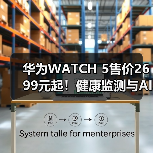 华为WATCH 5售价2699元起！健康监测与AI交互新标杆 - 启芯极客视界