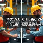 华为WATCH 5售价2699元起!健康监测与AI交互新标杆(图2) 华为WATCH 5售价2699元起!健康监测与AI交互新标杆(图2)