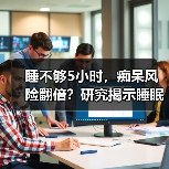 睡不够5小时,痴呆风险翻倍?研究揭示睡眠与健康惊人关联(图2) 睡不够5小时,痴呆风险翻倍?研究揭示睡眠与健康惊人关联(图2)