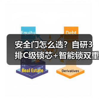 安全门怎么选？自研3排C级锁芯+智能锁双重保障 - 启芯极客视界