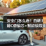 安全门怎么选？自研3排C级锁芯+智能锁双重保障(图4)